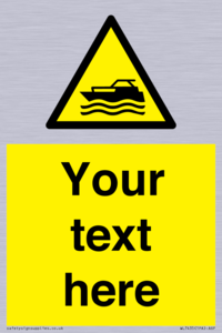 Custom Warning motorised watercraft